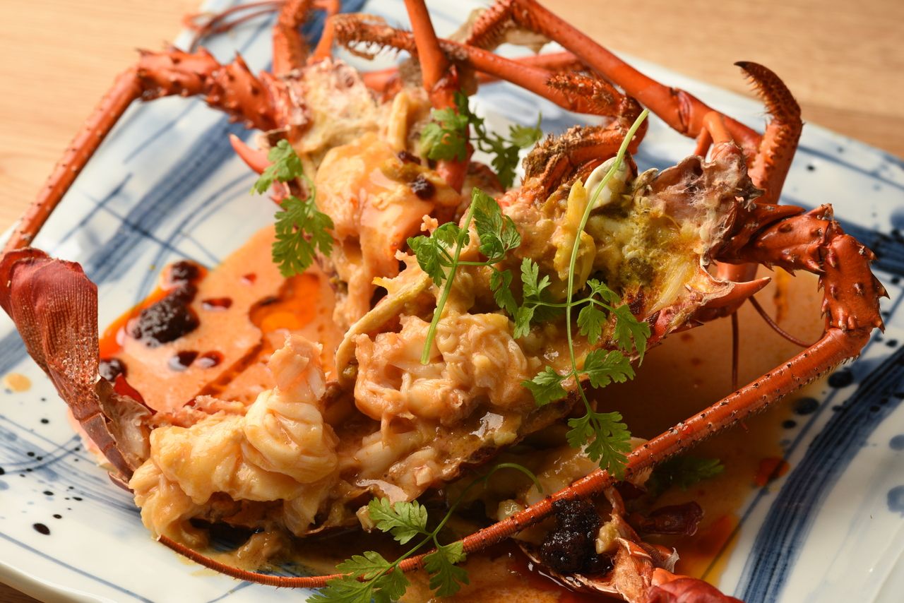 伊勢海老付きおまかせコース