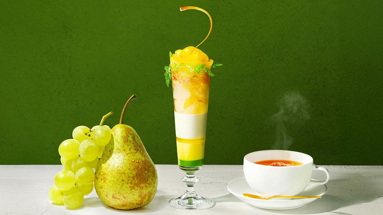 Pear & Earl Grey “Layered Parfait” + Café Free Flow