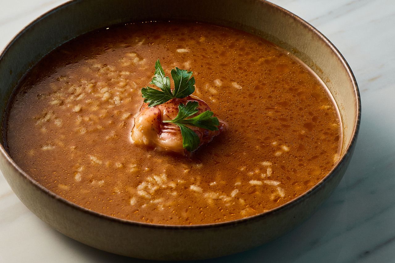 10/1～12/12Lunch — 5-course menu including rotisserie-roasted lamb and Basque cheesecake · NATURA