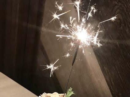 Dessert sparkler