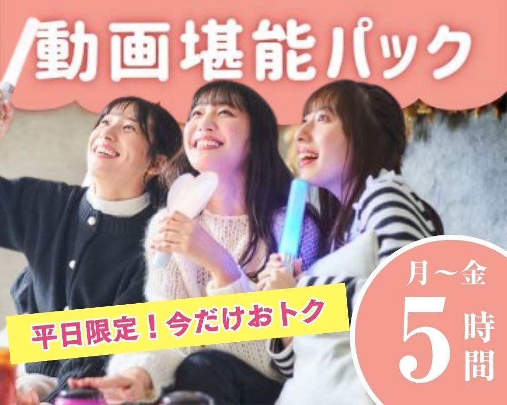[Monday-Friday ★ Limited-Time Offer] 5-Hour Stay for the Price of a 3-Hour Package! Video Enjoyment Package (5 Hours)