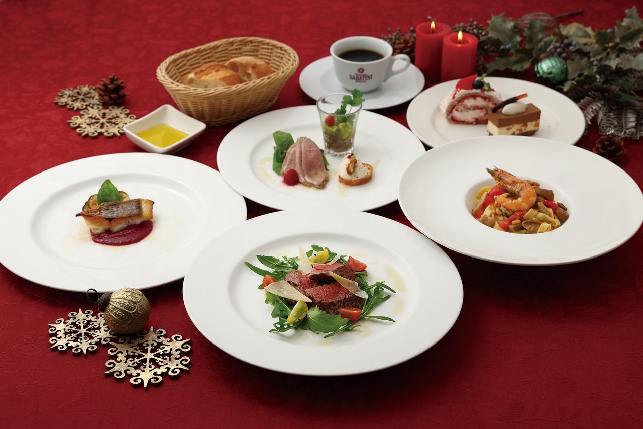 Prezzo più basso ufficiale (per prenotazioni effettuate dalle 17:00, 17:30 o 18:00 nella prima sessione) Cena speciale di Natale Portata 2025 9.000 yen (tasse incluse) 6 portate