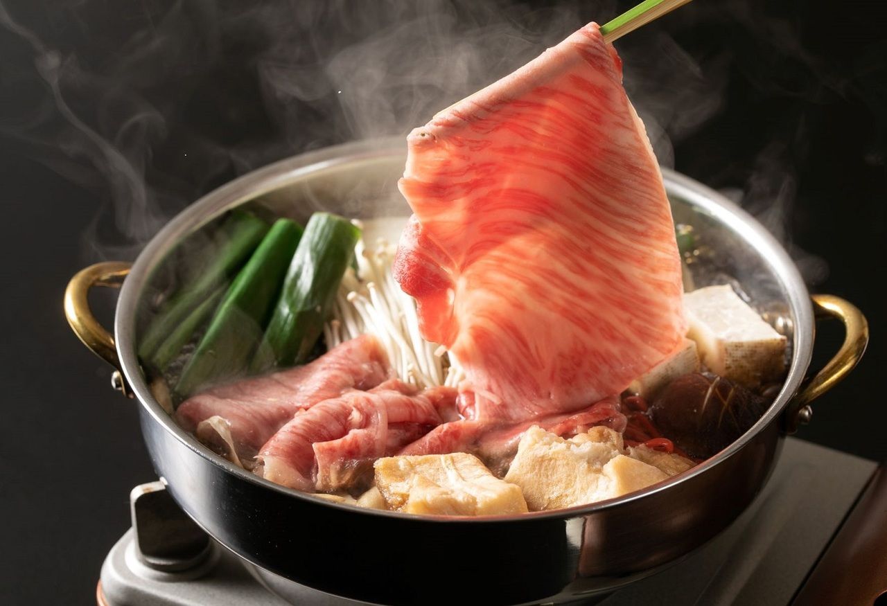 고베 쇠고기 스키야키 보경 (호쿄)