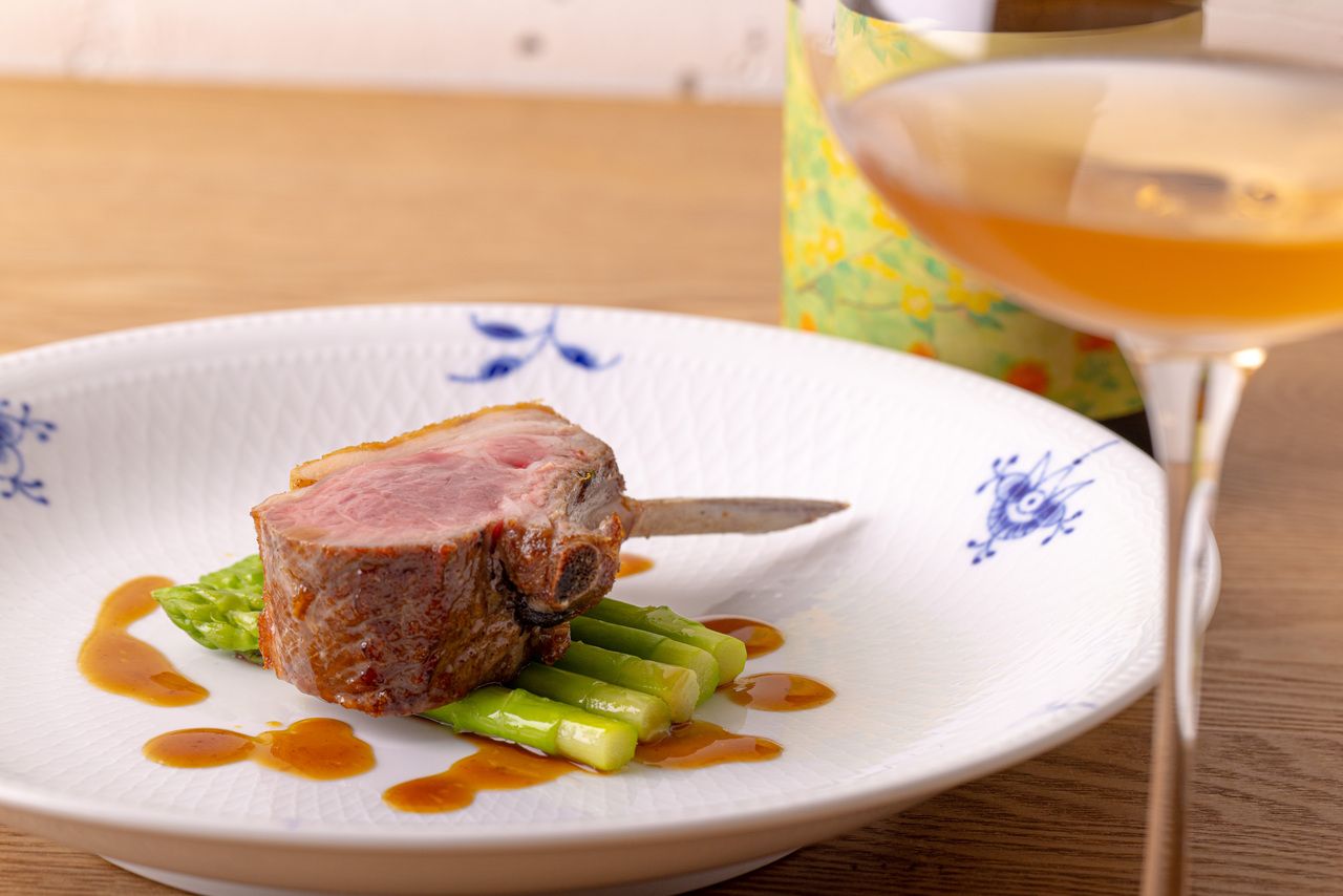 Omakase course where you can feel the breath of the season