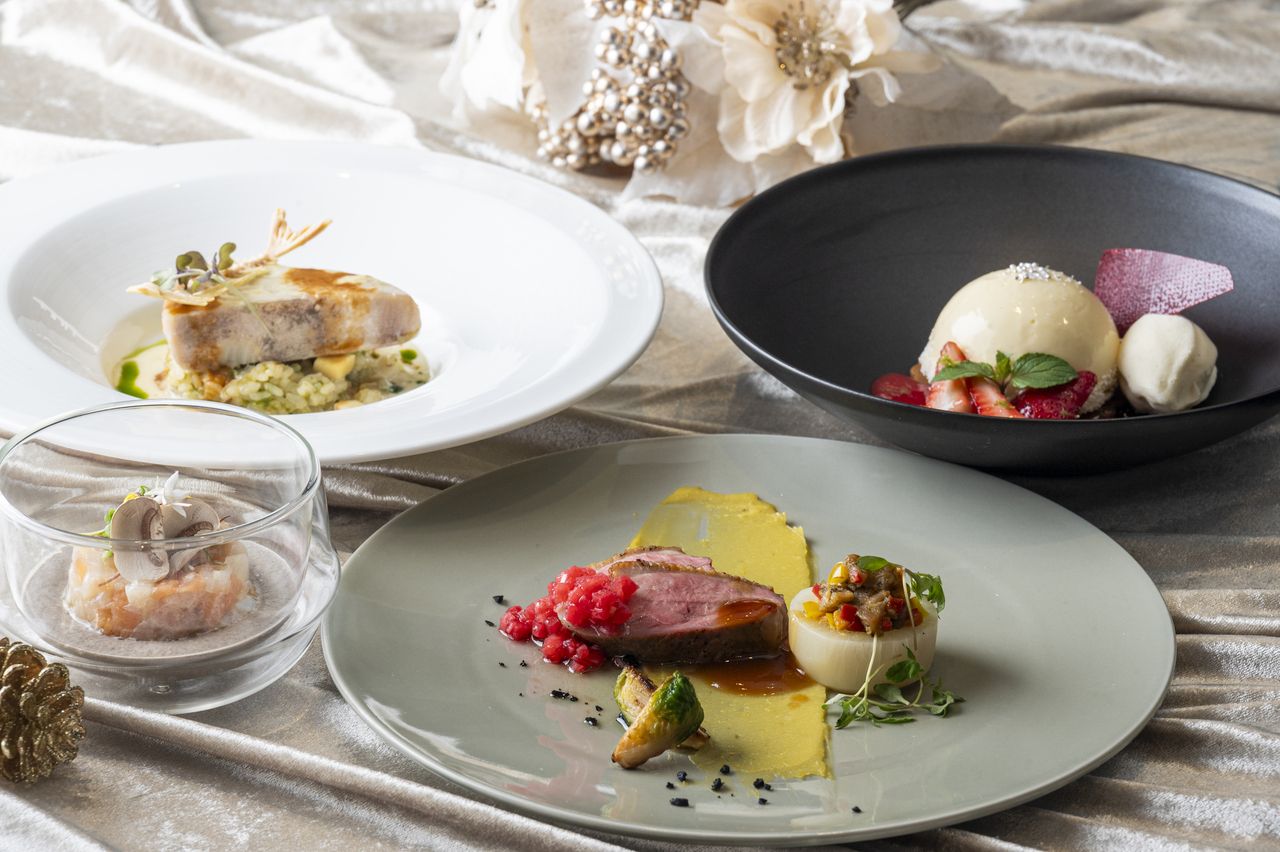 12/26～12/31【自社HP予約限定 1ドリンク付き】冬の灯りランチフルコース