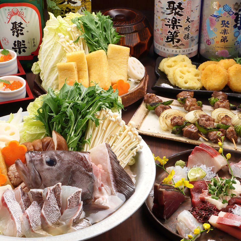 [Spring welcome/farewell party] Special plan featuring Sakura sea bream and Kyoto mochi pork shabu-shabu as main dishes ★ 5,000 yen with all-you-can-drink