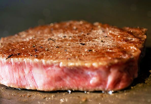 受賞牛堪能コース　シャトーブリアン120g（希少部位）