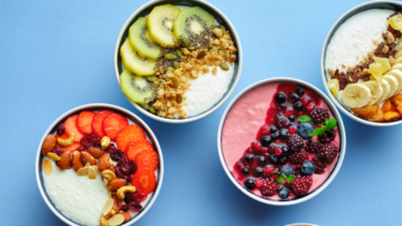 【평일 한정 15 % OFF】 선택할 수있는 과일 & 토핑으로 즐길 수 있습니다! 요구르트 그릇(음료 세트)