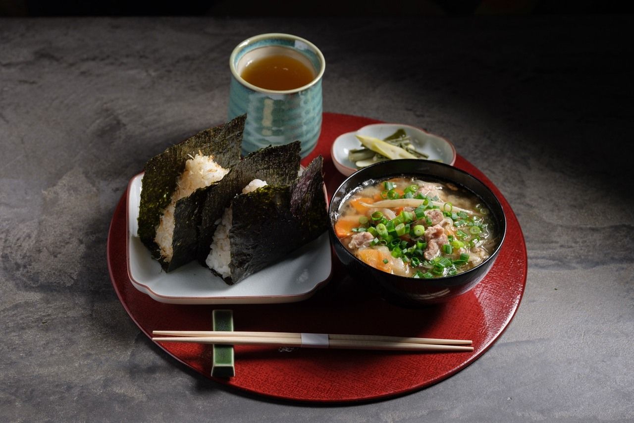 足軽おにぎり定食1500