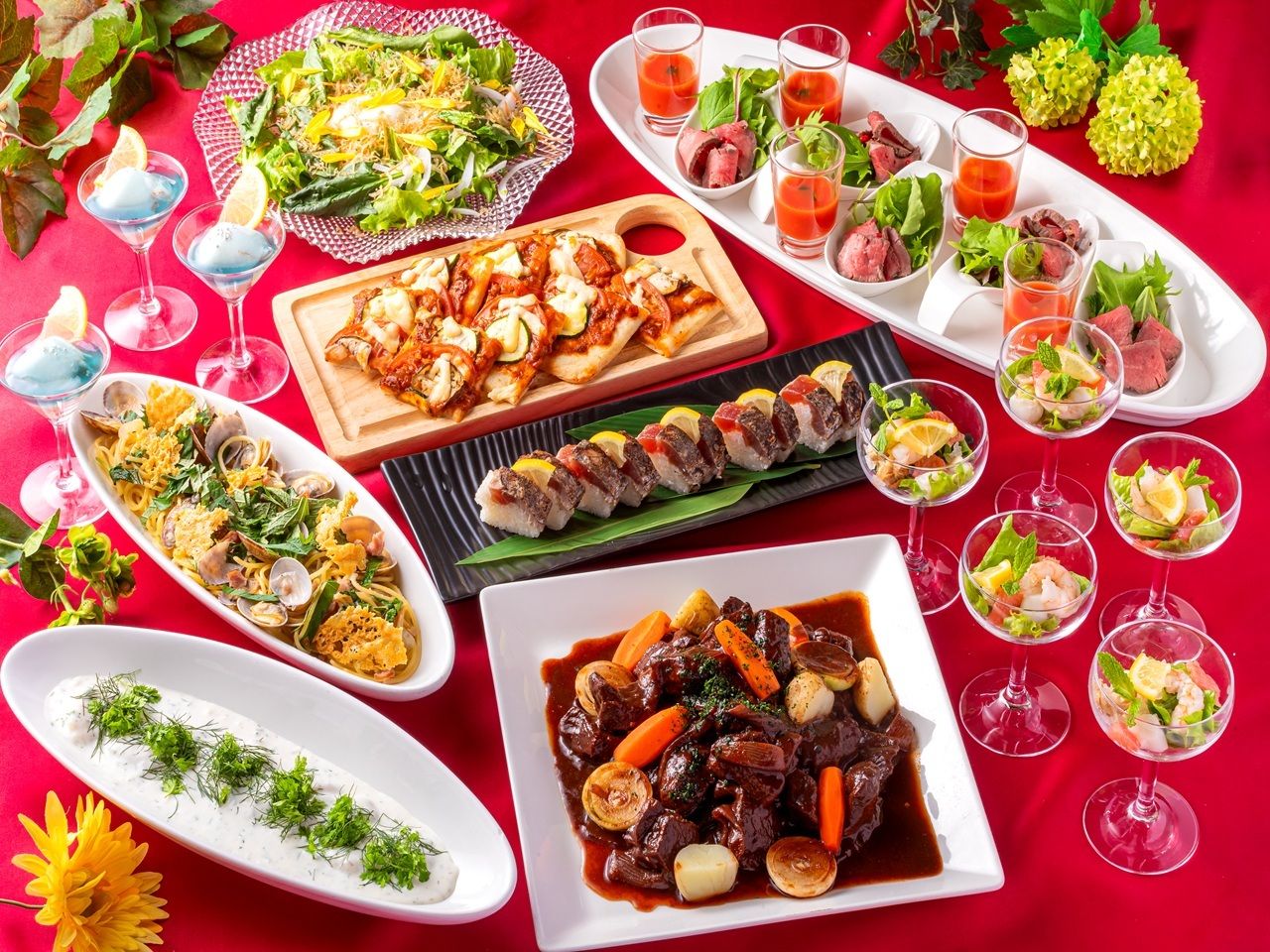 We offer the flavors of the season with great care. Our chef's pride and joy, our winter course [GOLD], from 7,700 yen