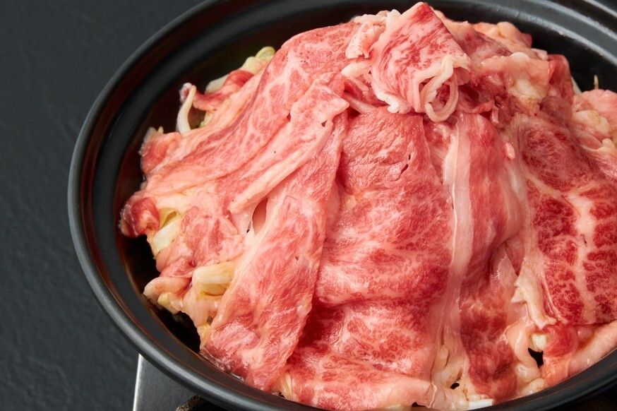 日式黑毛牛肉寿喜烧套餐