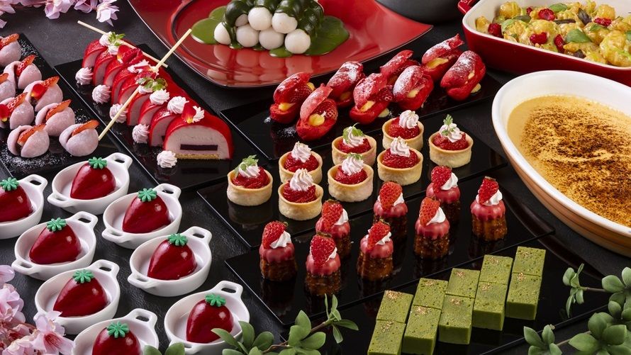 [Members-only plan] Strawberry & Matcha Sweets Buffet for Adults