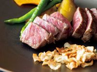 Teppanyaki Lunch Course [Mai] 6 dishes including salad, soup, Japanese Black Beef Teppanyaki, and dessert