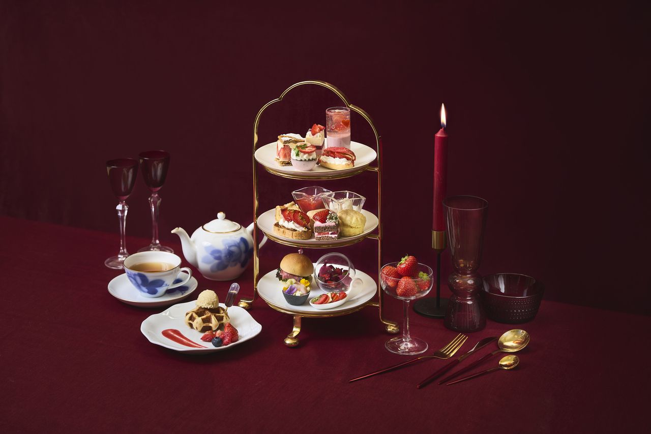 [Baked goods souvenir included] AFTERNOON TEA ---🍓Strawberry Afternoon Tea🍓---