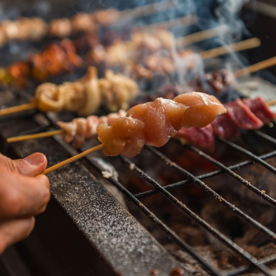Yakitori course (with all-you-can-drink for 120 minutes)
