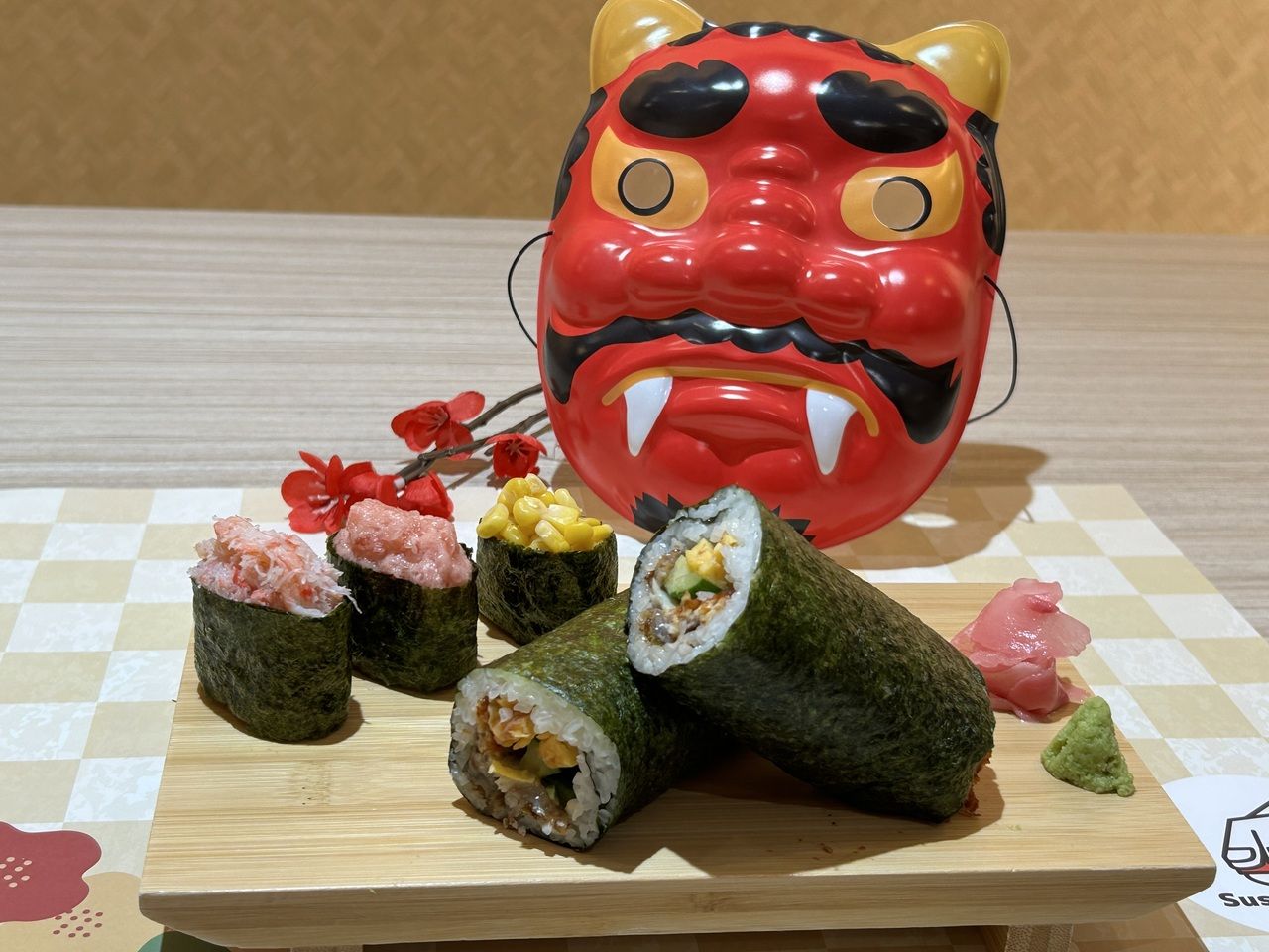 February only: Large Setsubun Sushi Roll Event (1 hour)