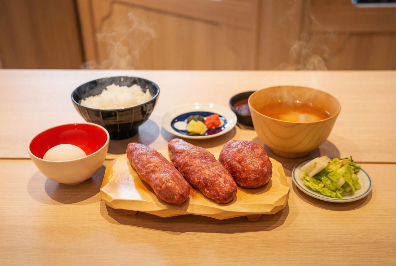 Beef Tongue Hamburg Steak Tasting Set (3 pieces)