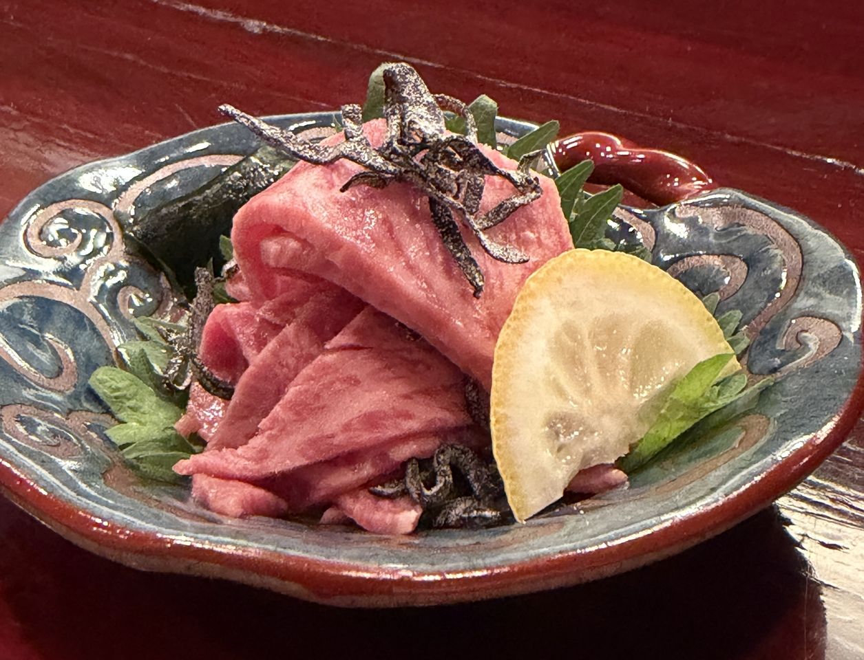 黒毛和牛肉 昆布〆