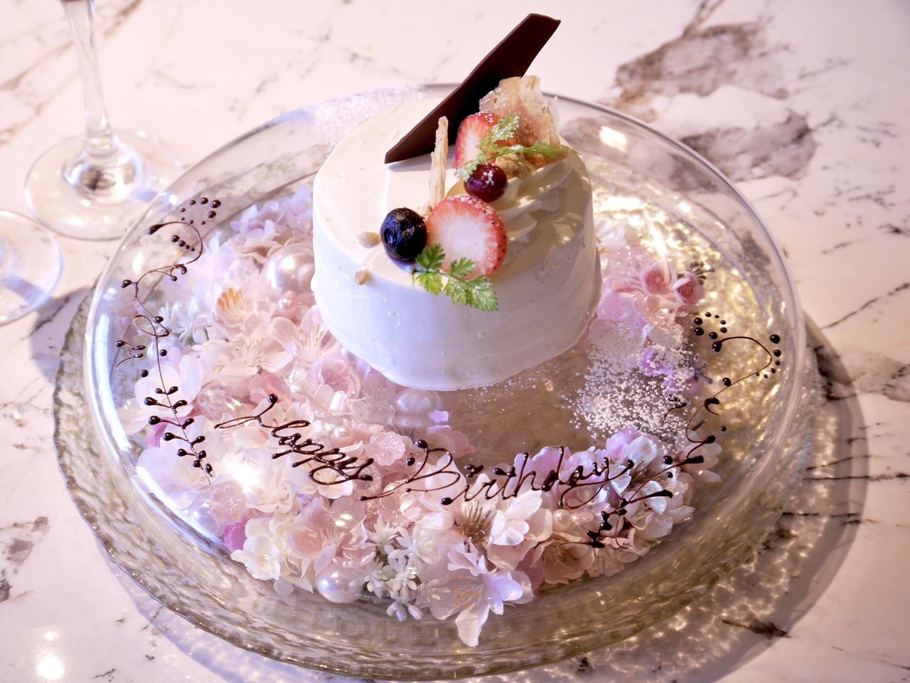 【期間限定】アニバーサリープレート-桜装飾-