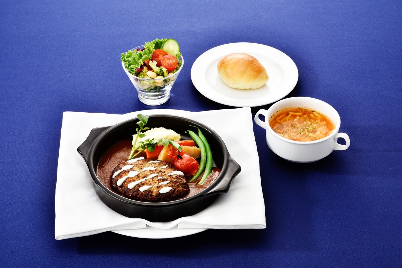 煮込みハンバーグセット