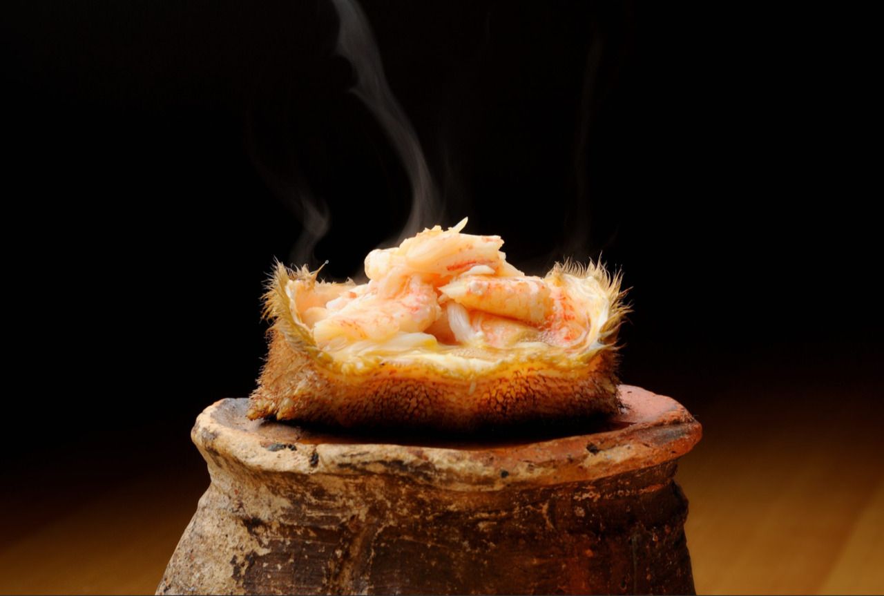 Grilled Hairy Crab Shell Course - Includes Azabujuban Ozaki Specialty [8 dishes total]