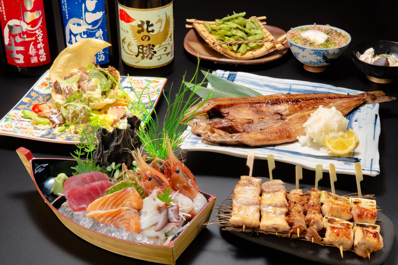 創　2時間飲み放題付きコース