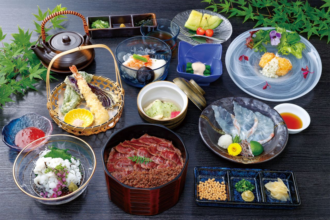 Wagyu beef kaiseki