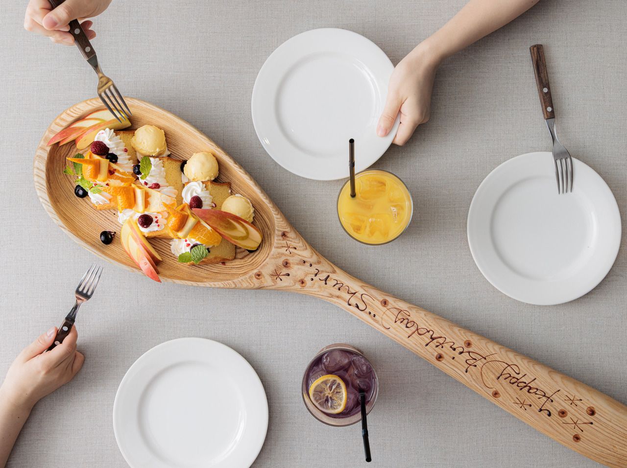 Allergy-friendly anniversary plate (minimum order for 2 people)