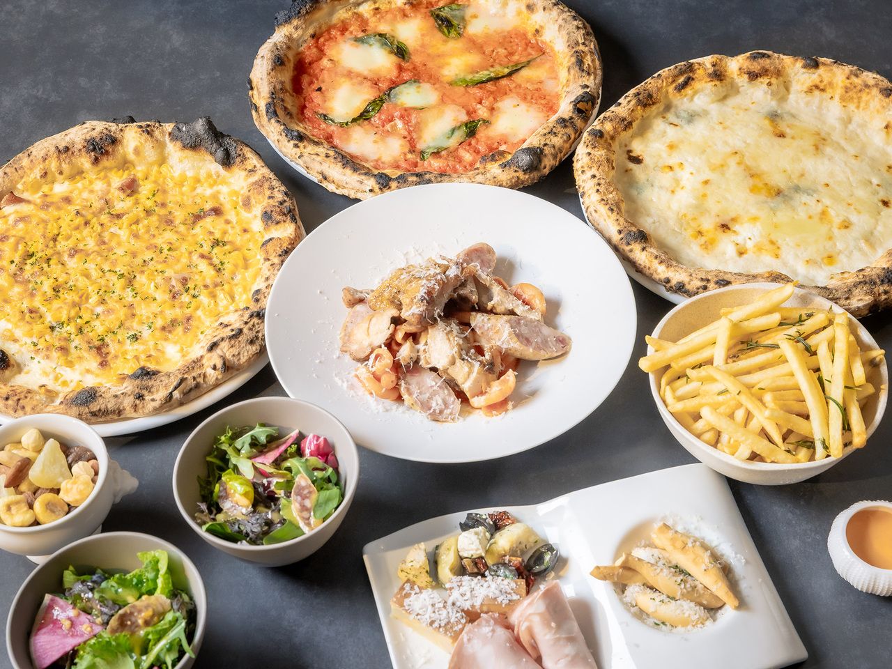 [Rooftop Beer Garden with Spectacular Views] All-you-can-eat pizza plan (with free drinks)