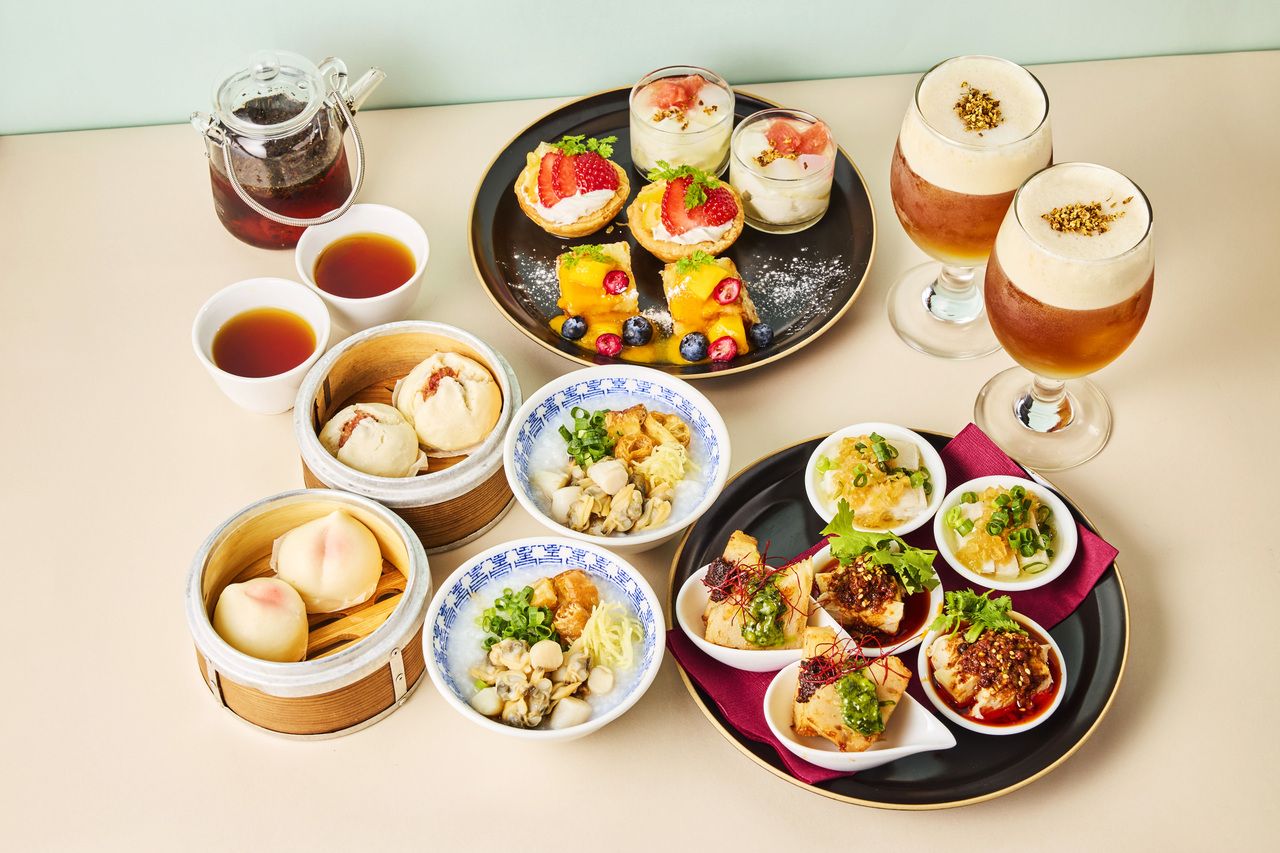 14時【厳選中国茶が飲めるカフェフリー付き】　夏のチャイニーズアフタヌーンティー