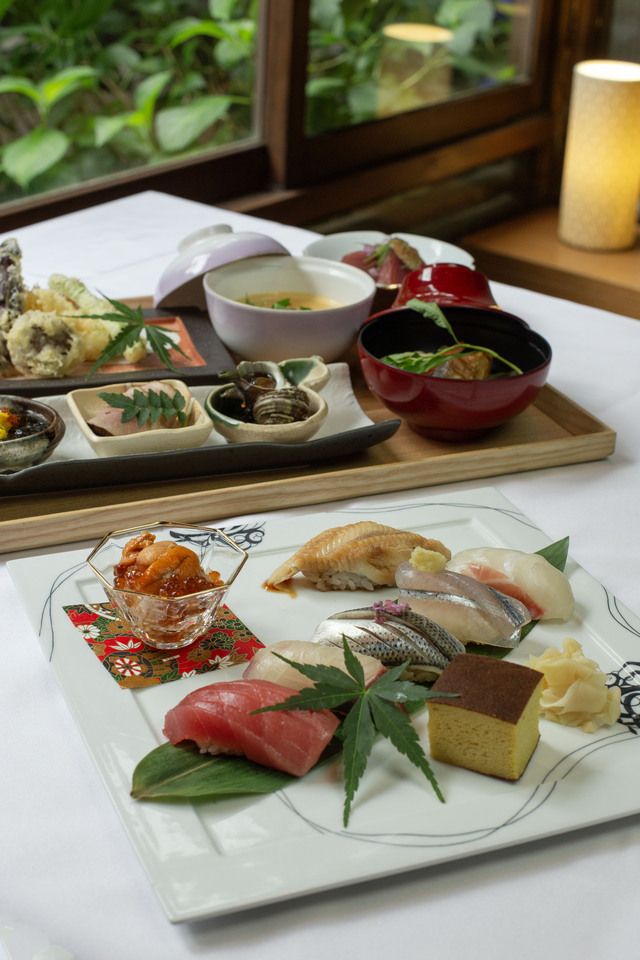 ランチ限定☆鮨と天麩羅の贅沢御膳☆