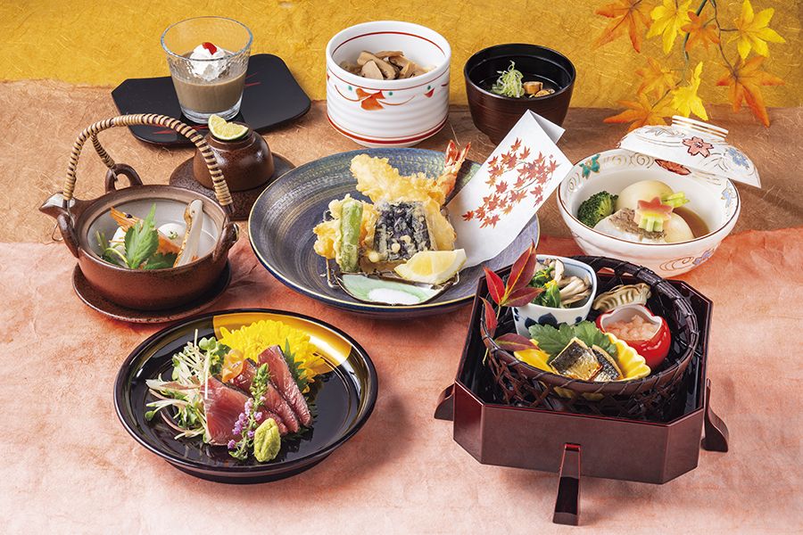 【10月】錦秋御膳（ランチ）+抹茶葛餅付