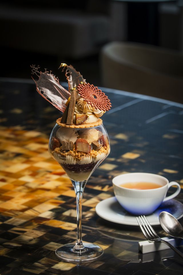 Parfait Lunch Course Mont Blanc Parfait