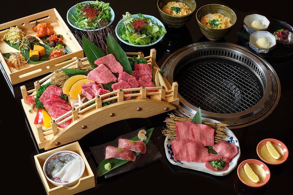 ◆【鴨川コース】和牛5種盛り、炙り寿司、海鮮焼き等すずきのおススメを堪能できるコー