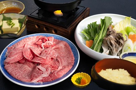 京都牛の特選しゃぶしゃぶ【お肉軽めコース】