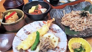 平日ランチ【天ざる（蓮根麺）御膳】