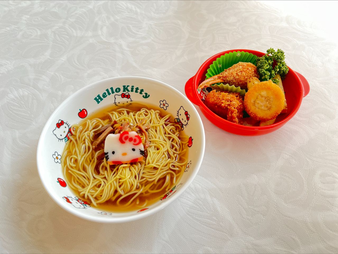 [Restaurant Tamatebako] Noodles set for kids