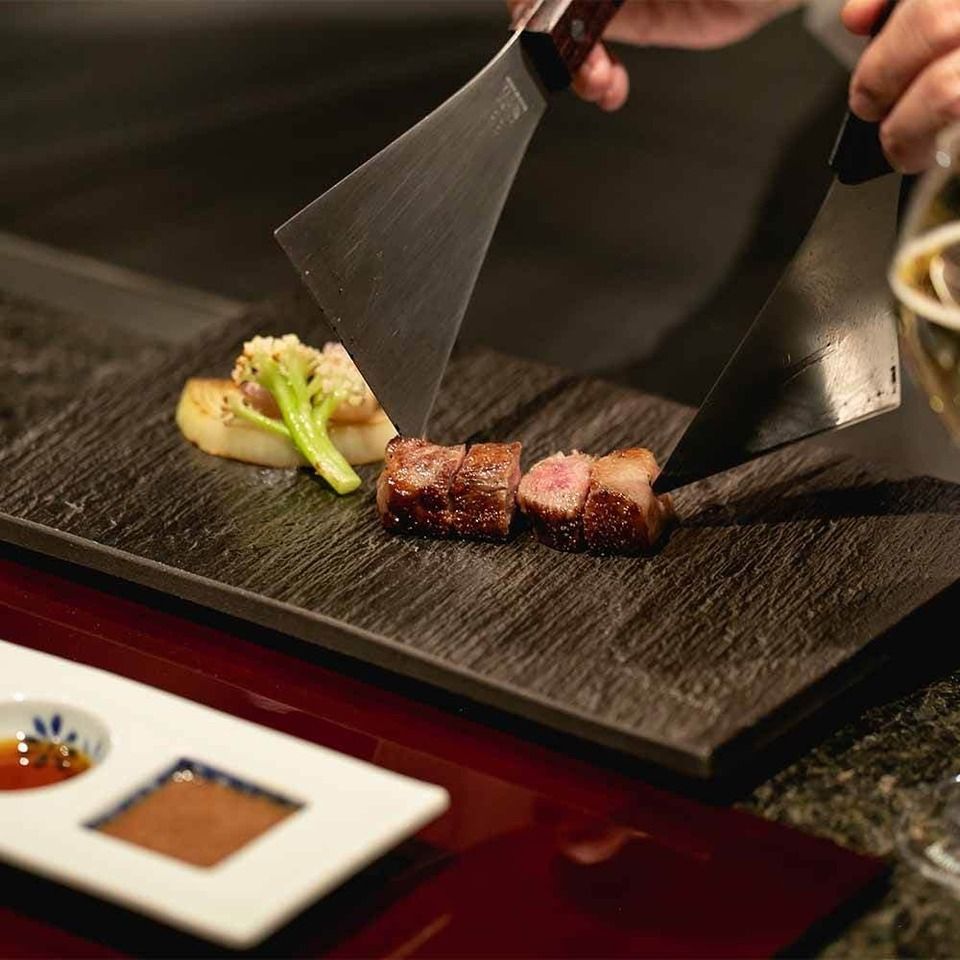 鉄板焼ランチコース　TEPPANYAKI Lunch course　￥8,000