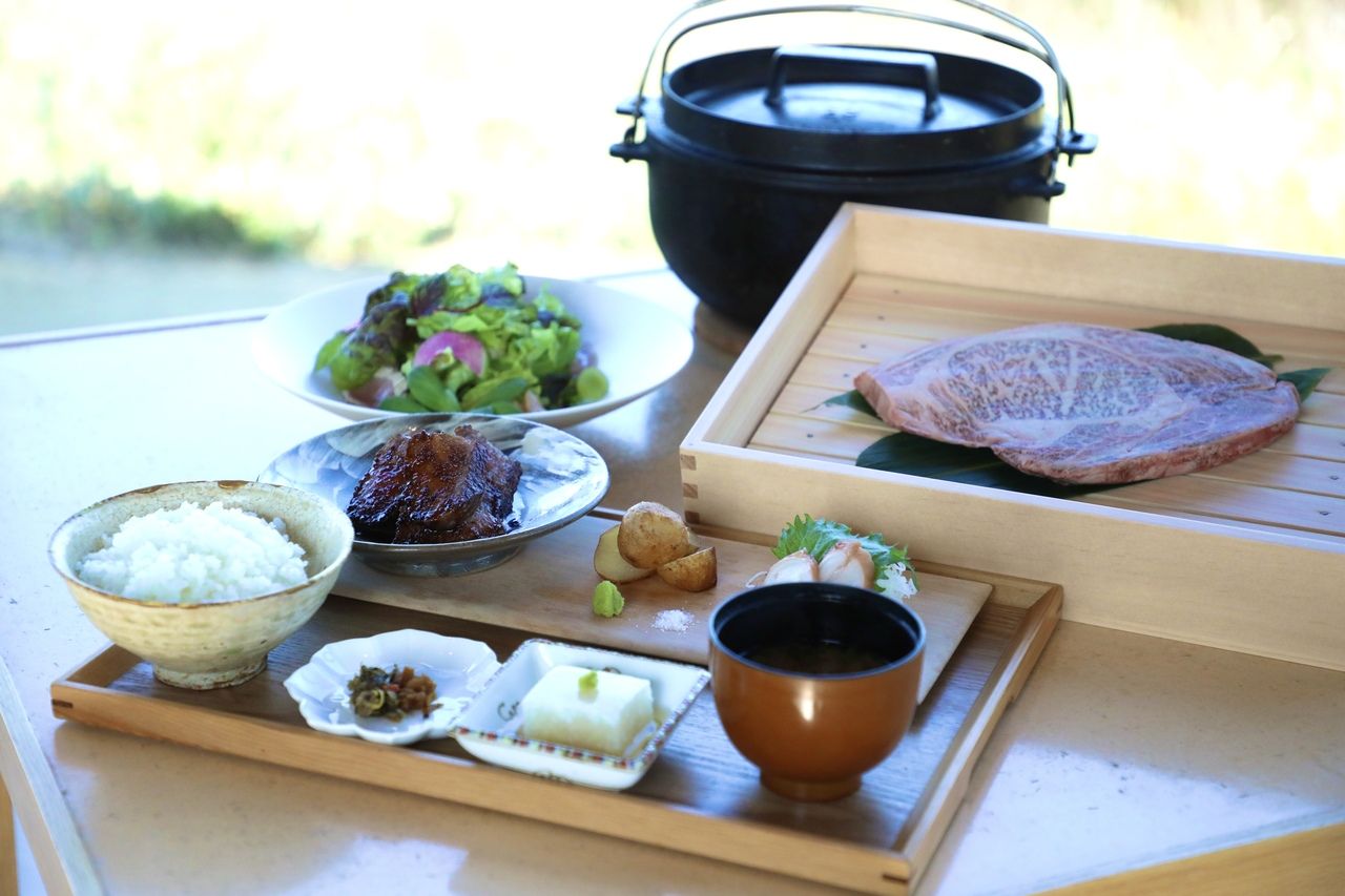 佐渡牛ステーキ御膳　(ディナー)