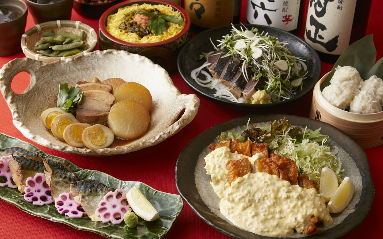 ボリューム満点！ごかもんコース【2H飲放付】8品4500円(税込)