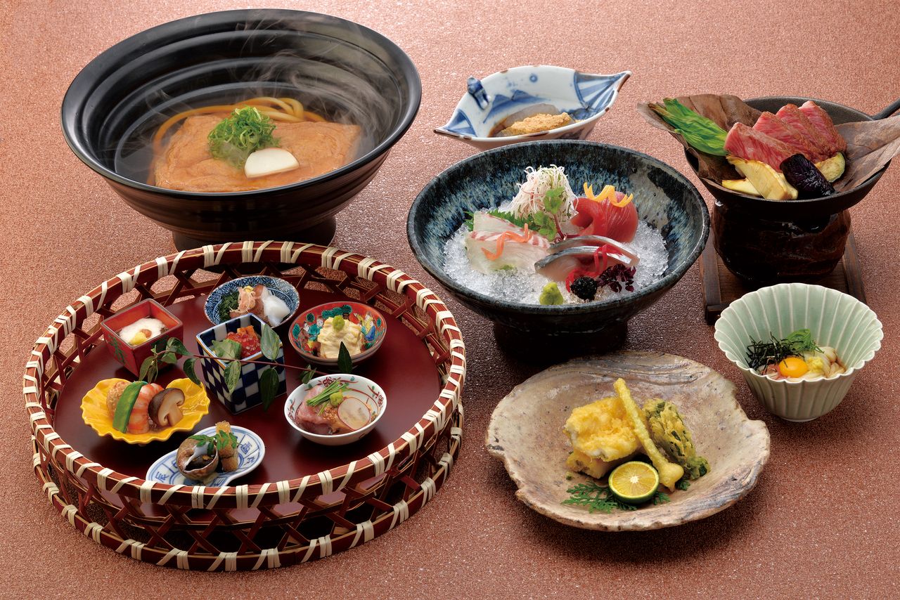 Udon Choice Kaiseki Course 6000yen