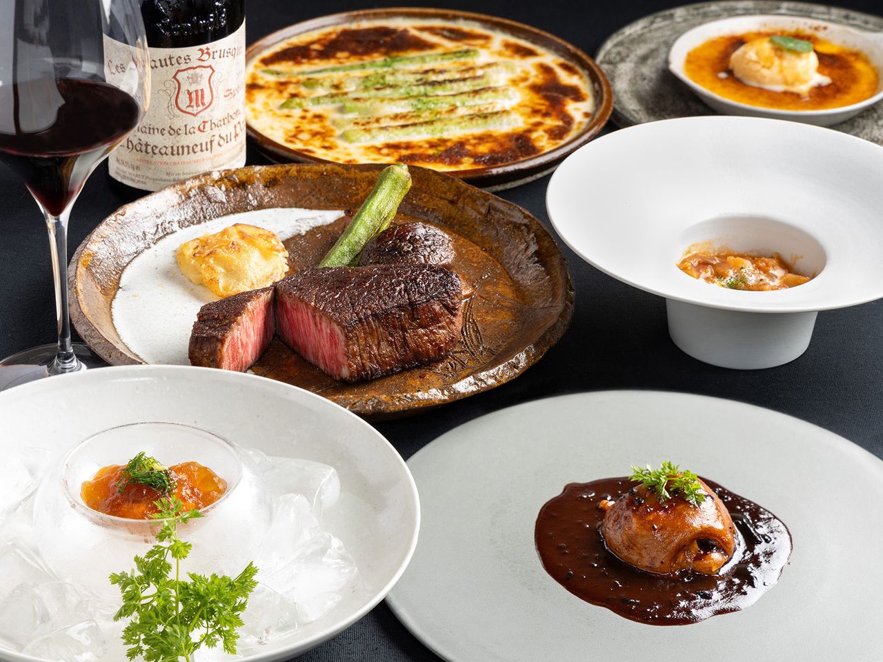 メインディッシュをお選び頂けるプリフィクスコース