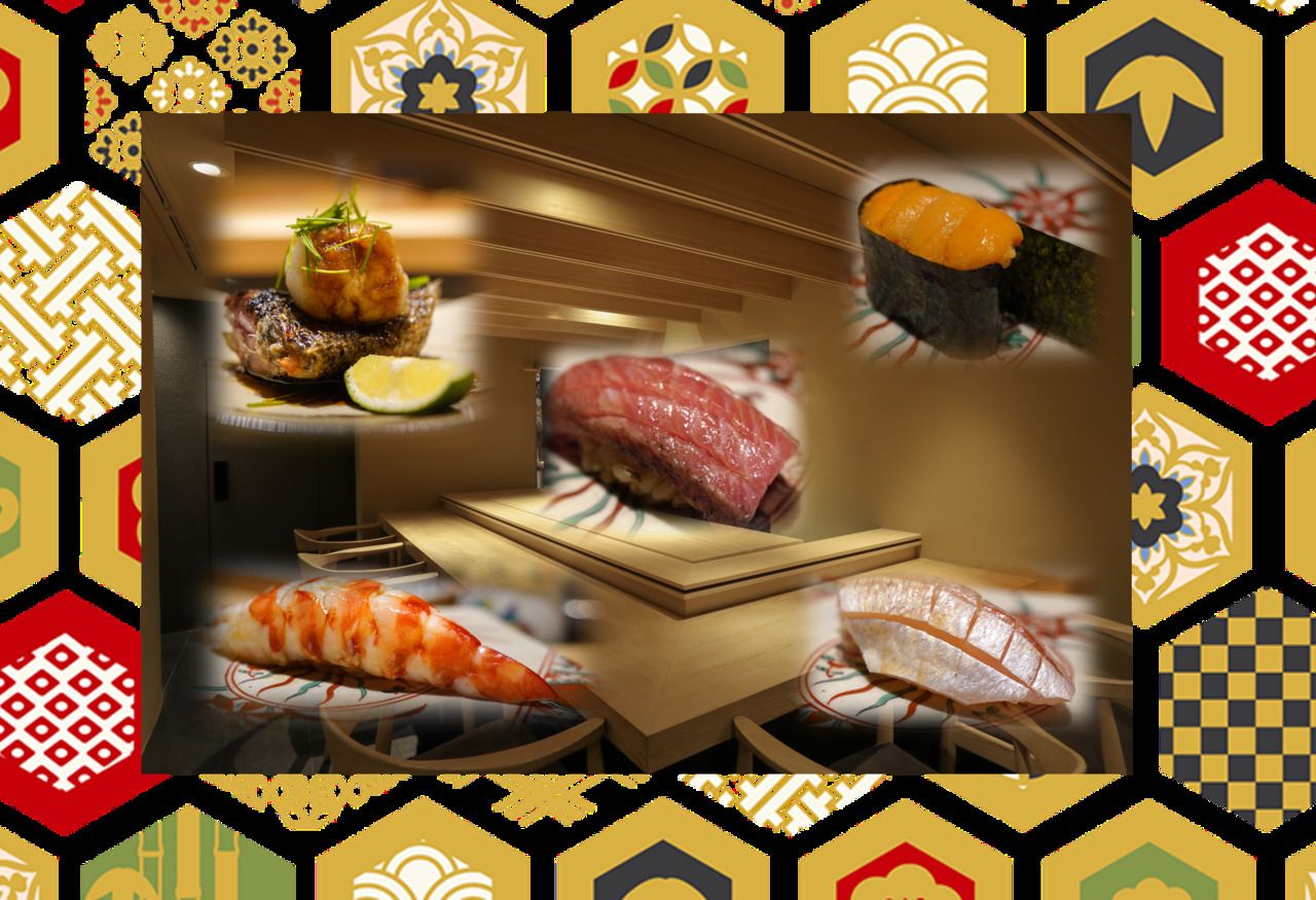 Seasonal luxury omakase course