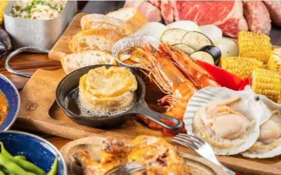 17時まで限定〈月～木〉ビアガーデン付きラグジュアリールーム確約【本格！BBQ3時間コース】飲み放題