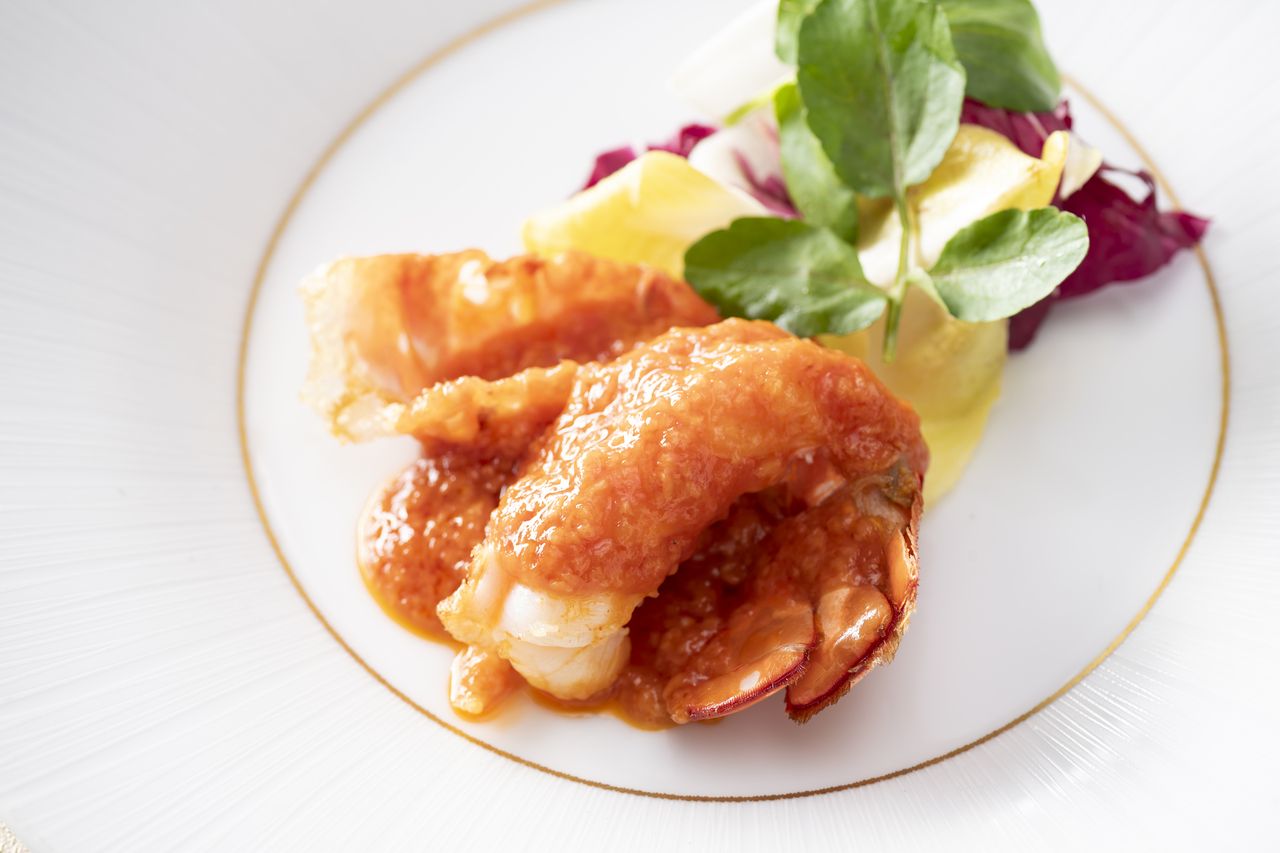 [Lunch Course Yan] ALL 6 dishes including Shark's fin with rice in earthenware pot and Tokachi herb beef in oyster sauce +1drink