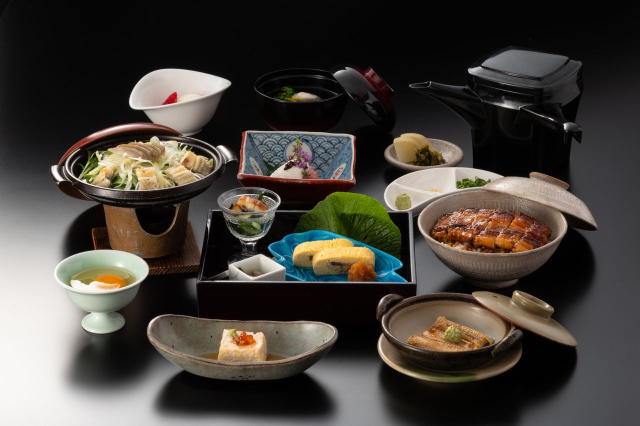 【せせらぎ鰻会席】源兵衛川コース