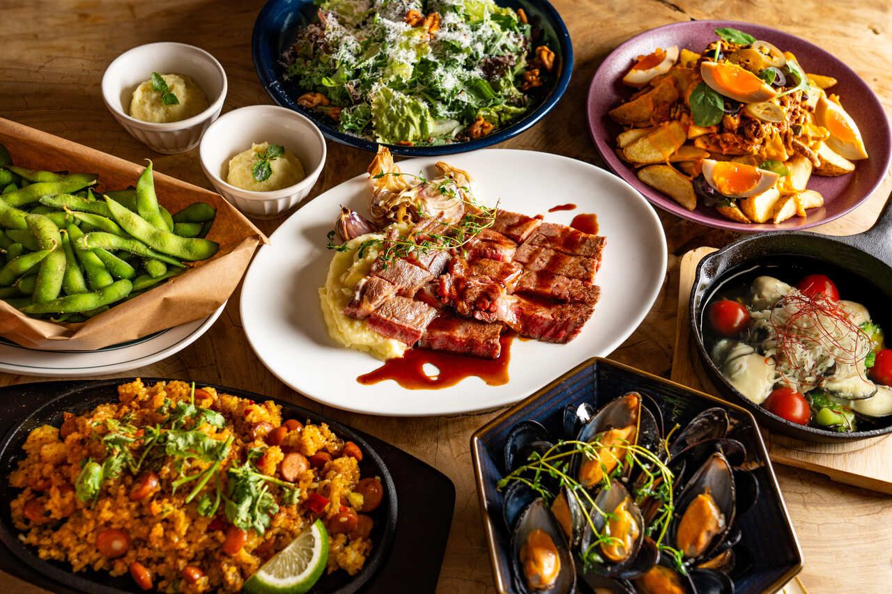 [Casual Rich] Luxurious Japanese Black Beef + Mussels! Plan with 2 hours of all-you-can-drink ¥5,500