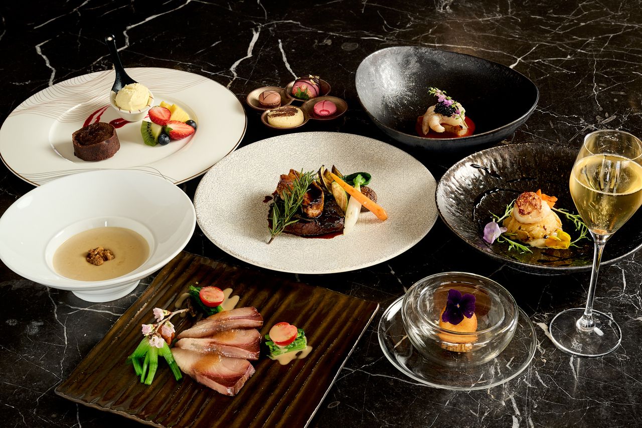 Dinner Higashiyama Course w/o Krug Champagne (Western Set Menu)