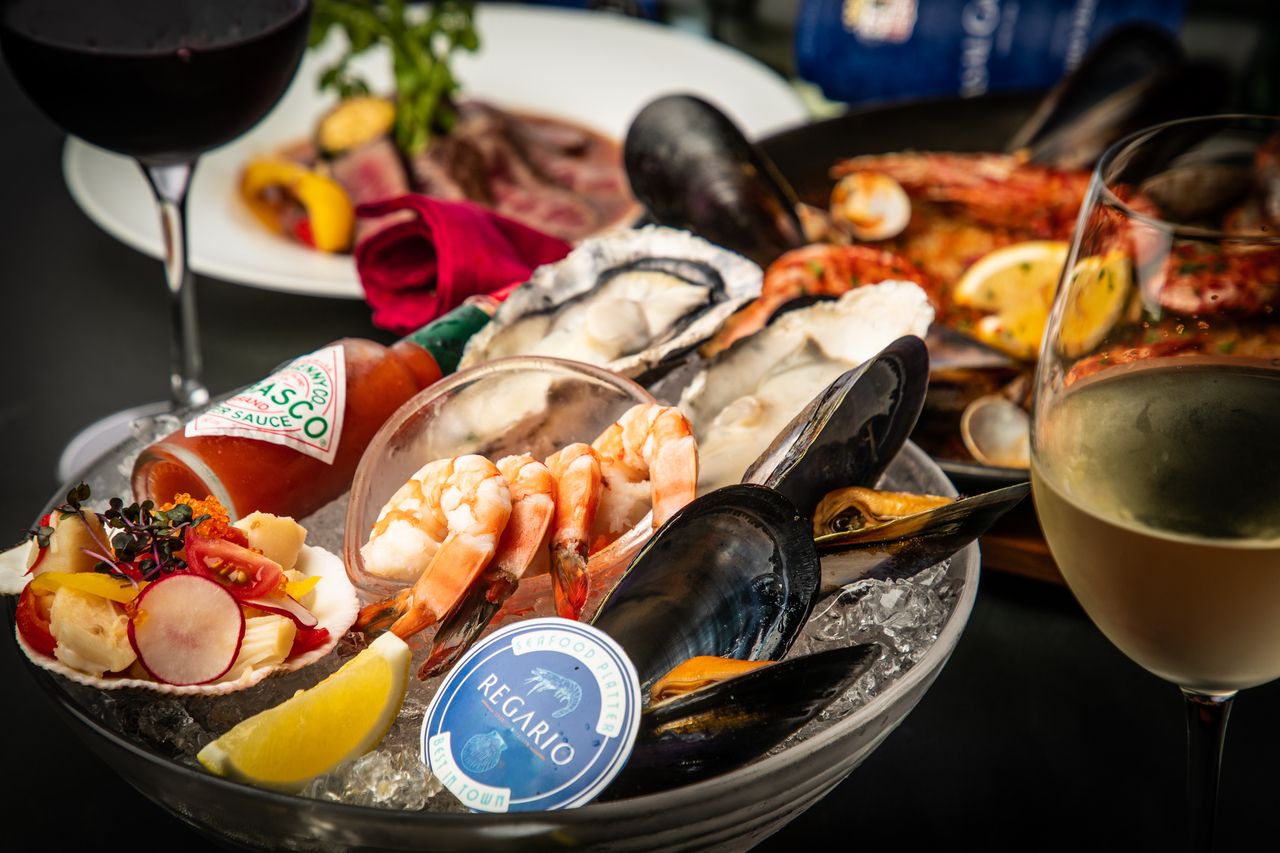 シェフ自慢の海の幸を贅沢に使用した大満足のおススメコース全8品　オーシャンコース　　