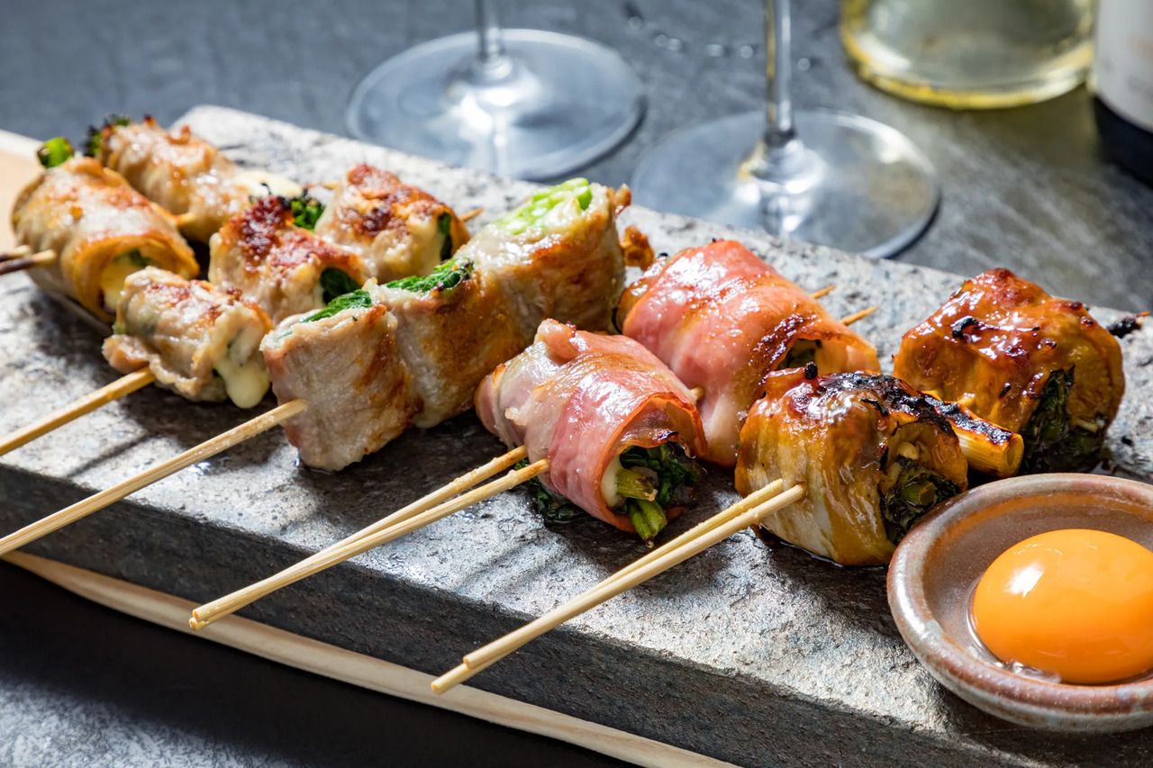 ● Vegetable skewer course (includes 2 hours of all-you-can-drink with Suntory Masters Dream)